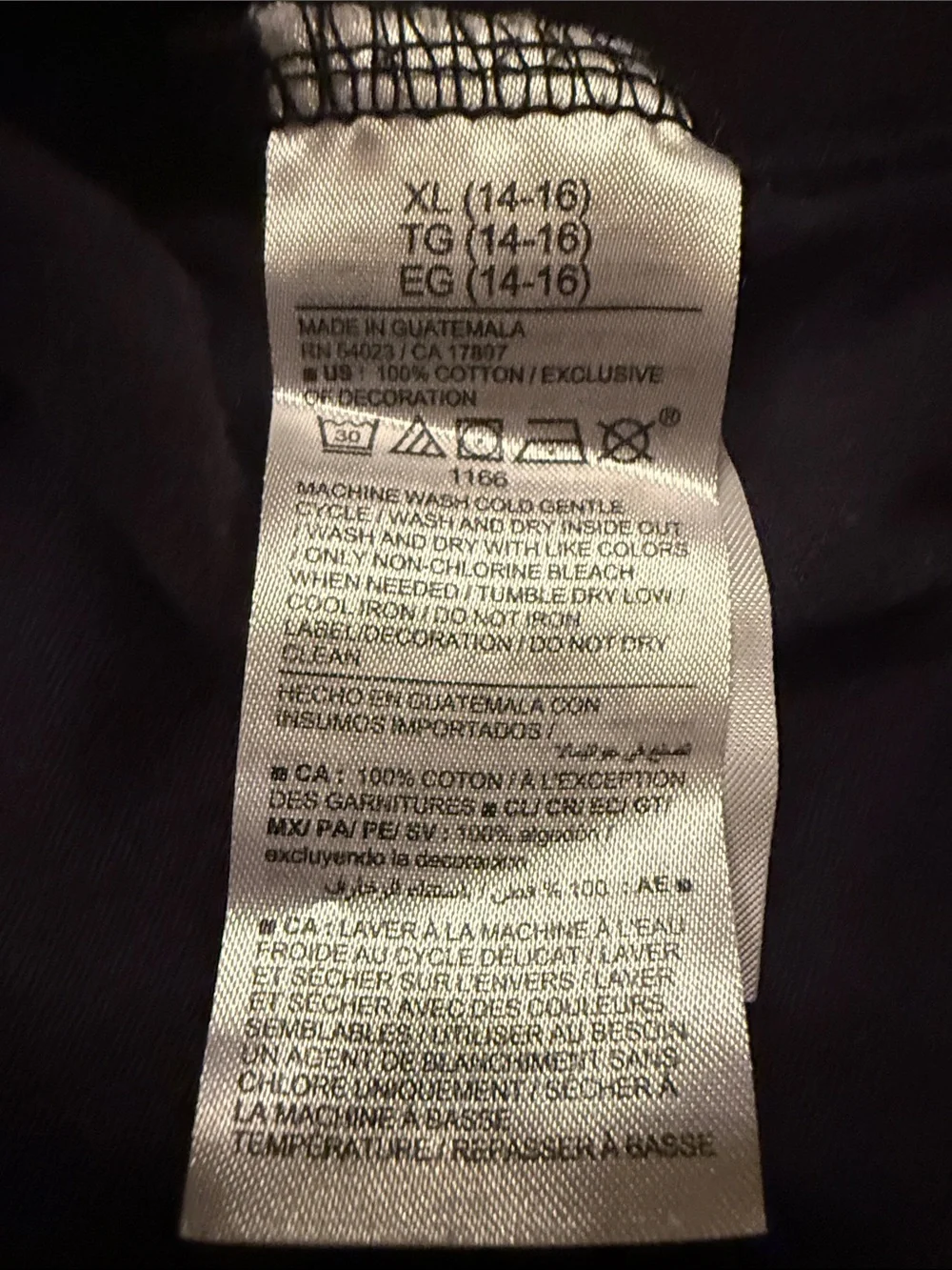 Old Navy Black Long-Sleeve Tee with Colorful Minecraft‎ Characters Size XL 14-16